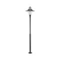 Venus 203 Pole Light (Big-On top), Outdoor Waterproof LED, Aluminium, Black - Image 4