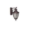 Victorian Brown Aluminum Outdoor Nova Lamp Wall Light Lantern - Image 4