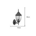 Victorian Black Aluminum Noir-Ova Wall Light Sconce Outdoor - Image 3