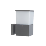 Modern Grey Aluminium QBik Wall Light Sconce Outdoor Lighting