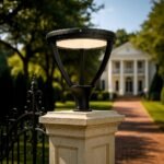 Modern Black 45W Astral Gate Light -  LED Entrance Gate Pillar Light