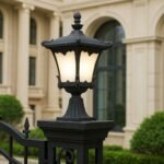 Victorian Parrot Gate Light