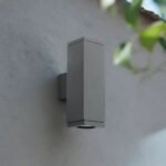 Modern Beacon Up-Down Wall Light Aluminum Waterproof Wall Mount Square Design Outdoor Lighting