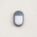 Ellipse Edison Outdoor bulkhead Wall Light (half)