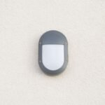 Modern Style Ellipse Bulkhead Light (Half) Wall Led