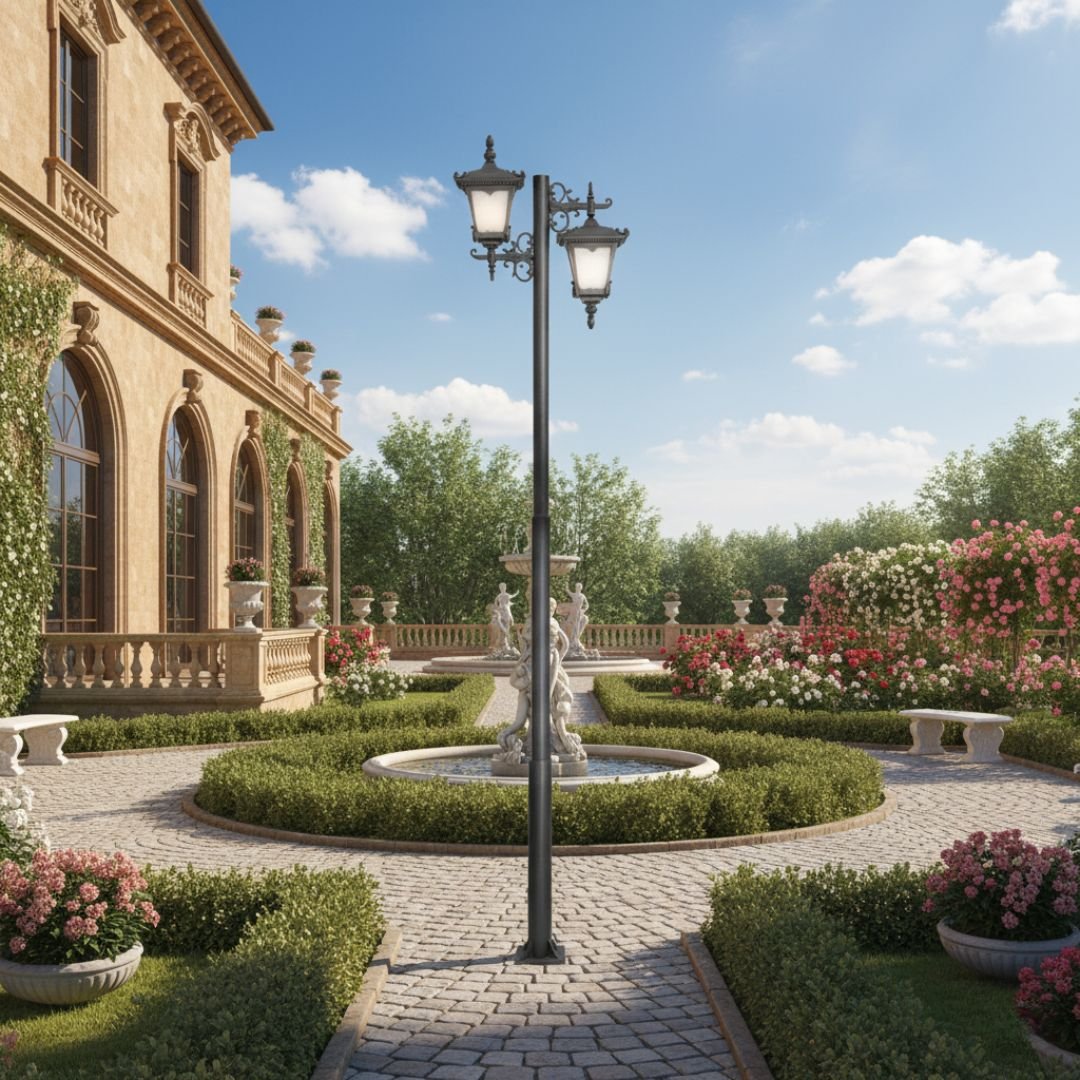 3 Victorian Parrot (Small - 2 Light) 234 Pole Light - Image 1