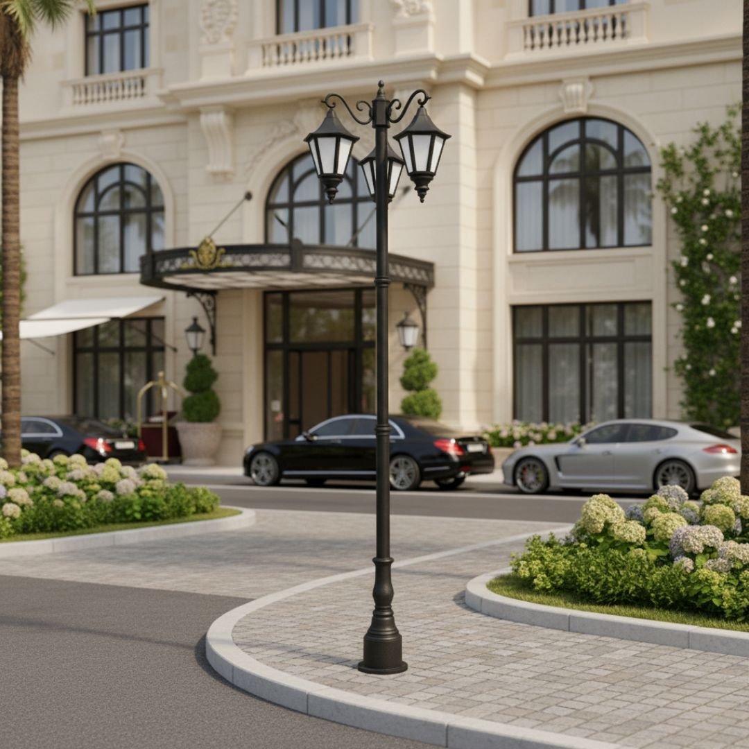 3 Victorian Harbor (Big) 3 Light P25 Pole Light - Image 1