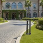 Modern Contemporary Grey Outdoor Celeste Bollard Light