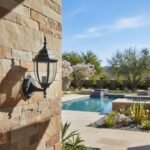 Victorian Black Aluminum Noir-Ova Wall Light Sconce Outdoor