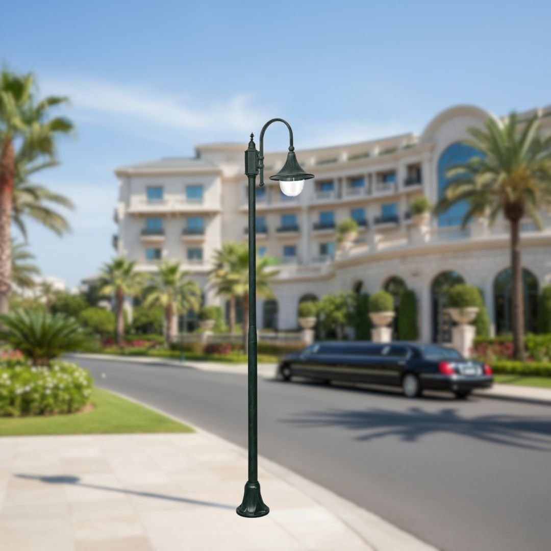 4 Arch-Lantern (1Light-Mini) P17 Pole Light - Image 1