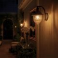 Modern Chalice Wall Light (Antique Brown Finish) Lantern - Outdoor Lighting - Image 2