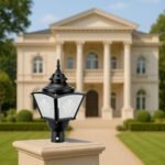 Victorian Outdoor Aura Gate Light for Entrance Gate Pillars