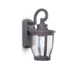 Victorian Rustica Lamp Wall Light (Round) Lantern Outdoor Antique Brown