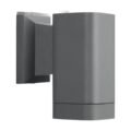 Modern Design Beacon Down Wall Light Square, Wall Mount Grey Aluminium with Glass Outdoor Lighting - Image 4