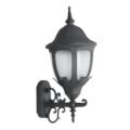 Victorian Crinkle Black Aluminium Bloom Wall Light Sconce Lamp - Image 4