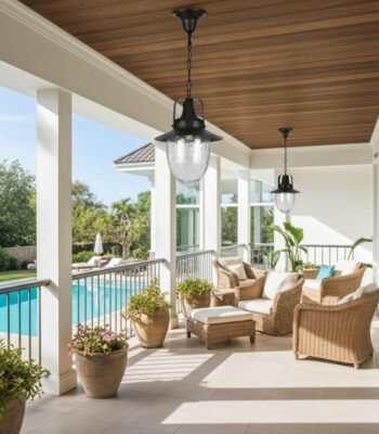 Chalice Hanging Light Day View