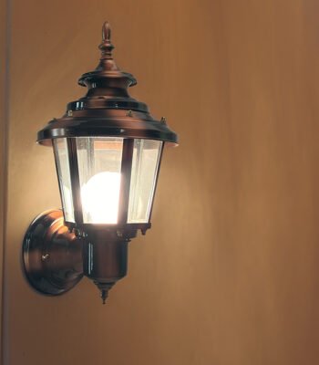 Copper Astra wall light