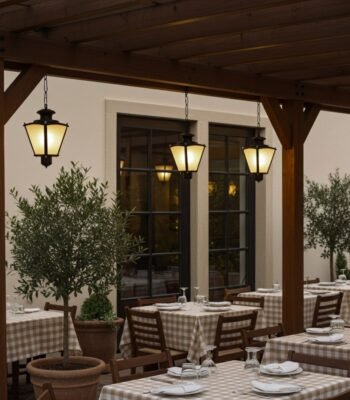 Eterna Hanging Light Night View