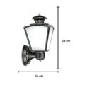 Victorian Design Black Aluminum Eterna Wall Light Sconce Lamp - Image 3