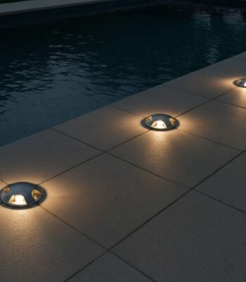 HomeNew 12 Ground burial light 52mm four way night view