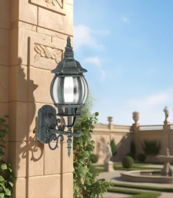 Orb Wall Light Antique Green day light