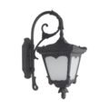 Victorian Black Aluminum Outdoor Parrot Wall Light Lantern - Image 4