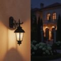 Victorian Black Aluminum Outdoor Pinnacle C-Arm Wall Light (Micro) Lantern - Image 2
