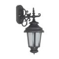 Victorian Black Aluminum Outdoor Pinnacle C-Arm Wall Light (Micro) Lantern - Image 4