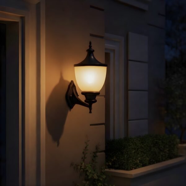 Serene wall light night view