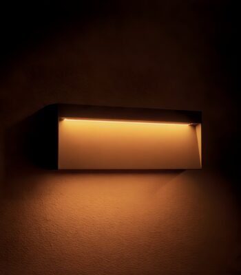 Sleek surface big foot light night view