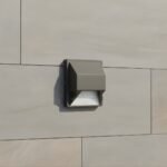 Modern Design LED Terra Surface FootLight, Grey Aluminium Outdoor Wall Fixture with Glass