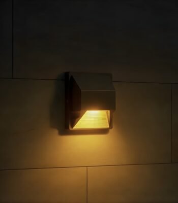 Terra surface foot light night view