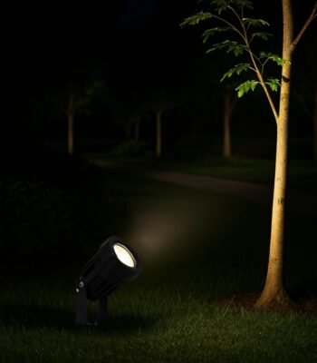 UL 105 spike light night view