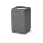 Modern Zen Ceiling Surface Light (Square) GU10 Holder, Aluminium & Glass