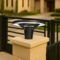 Modern Black 45W Umbra Gate Light - Outdoor LED Gate Pillar Posts
