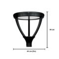 Modern Black 45W Astral Gate Light - LED Entrance Gate Pillar Light - Image 3