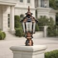 Victorian Outdoor Copper Astra Gate Light