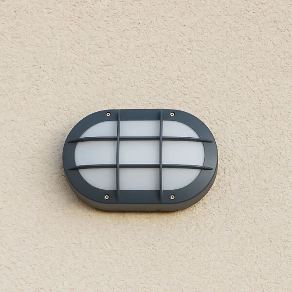 Ellipse Bulkhead Light (Grid)
