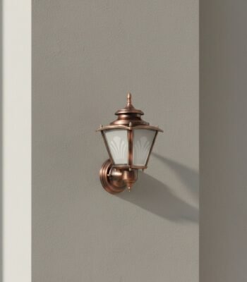 eterna copper wall light day view