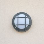 Modern Halo Bulkhead Light (Grid) Round Wall Led