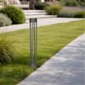 Modern Design Grey Hyper-Round Bollard Pathway Light