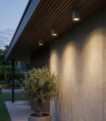 modernzen ceilingsurface light square night view