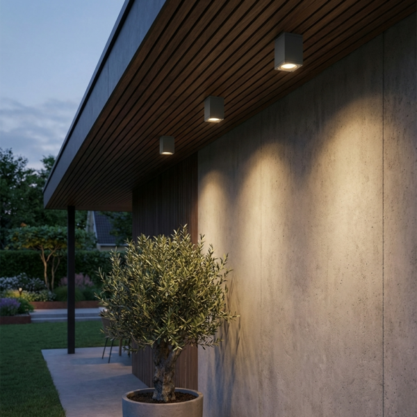 modernzen ceilingsurface light square night view