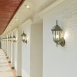 Victorian Black Aluminum Noir-Arc Wall Light Sconce Outdoor