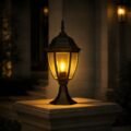 Victorian Outdoor Noir OVA Gate Light - Image 2
