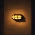 Modern Ova Waterproof Outdoor Bulkhead Led Wall Light (Grid) - Image 2