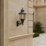 Victorian Black Aluminum Pinnacle CB-Arm Wall Light (Big) Sconce Outdoor