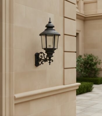 pinnacle cb big arm wall light day view