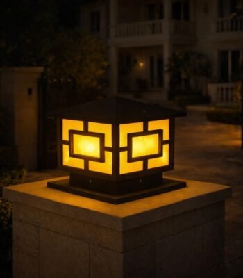 pyramid big gate light night view