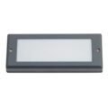 Modern Grey Aluminium Recta Bulkhead Light Wall 12W LED - Image 4
